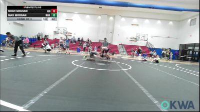 132 lbs Consi Of 4 - Noah Graham, Ada vs Max Morgan, Marlow Outlaws