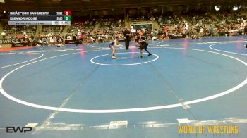 73 lbs Semifinal - Briâ€™eon Daugherty, Team Of Hard Knox vs Eleanor Hoose, Blackman Wrestling