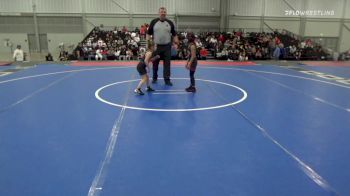 45 lbs Rr Rnd 1 - Aaliyah Gutierrez, Pomona Elite Girls vs Brooklynn Cobbs, Sisters On The Mat 2