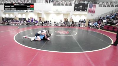 144 lbs Quarters & 1st Wb (16 Team) - Miller Guy, Pope vs Dean Rollins, Thomas County Central HS