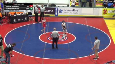 82 lbs Consi Of 32 #2 - Austin Kosanko, Belle Vernon vs James Campbell, Conneaut