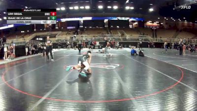 98 lbs Cons. Semi - Isaac De La Cruz, Eagle Empire vs Levi Segal, Grappling House Wrestling Club