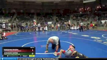 43 lbs Semifinal - Emerson Eaton, Dark Cloud Wrestling Club vs Raeghan Rivera, Oklahoma Wrestling Academy