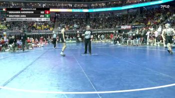 2A-113 lbs Champ. Round 1 - Benjamin Anderson, Independence vs Brayden Jara, AP-GC