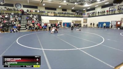 144 lbs 7th Place Match - JJ Adomaitis, Phillips vs Everett Knospe, St. Croix Central