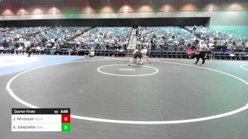 157 lbs Quarterfinal - Justin Windauer, Montana-Northern vs AARON GANDARA, Southern Oregon