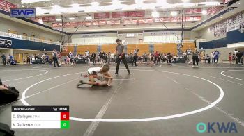 66 lbs Quarterfinal - Dre Gallegos, Standfast OKC vs Kinsley Ontiveros, Texas Elite