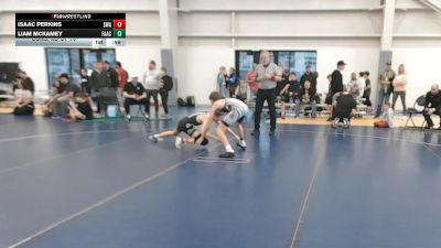 100 lbs Cons. Rd Of 16 - Isaac Perkins, Sanderson Wrestling Academy vs Liam McKamey, Falls Academy