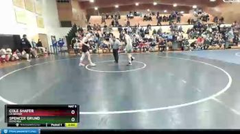 170 lbs Champ. Round 1 - Cole Shafer, La Grande vs Spencer Grund, Estacada