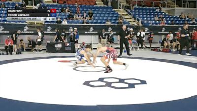 106 lbs Cons. Rd Of 16 - Ryan Penn, Pennsylvania vs Rocco Valvano, Illinois