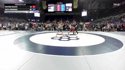 113 lbs Champ. Rd Of 128 - Hayden Black, VA vs Seth Drennen, WV