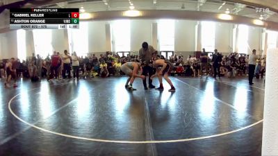175 lbs Quarterfinal - Gabriel Keller, Forest Wrestling vs Ashton Orange, Botetourt Training Center
