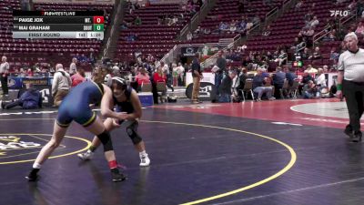 118 lbs First Round - Paige Jox, Mt. Lebanon-G vs Mai Graham, Southern Lehigh-G