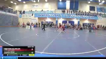 98 lbs Quarterfinal - Treyton KIlingler, Teton High School vs Mason Peck, Idaho Falls High School