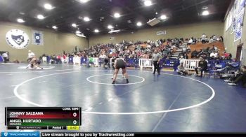 182 lbs Cons. Semi - Angel Hurtado, Coalinga vs Johnny Saldana, Wasco