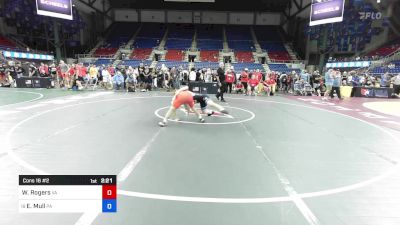 120 lbs Cons 16 #2 - Waylon Rogers, VA vs Easton Mull, PA