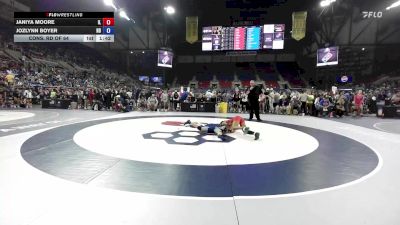 115 lbs Cons. Rd Of 64 - Janiya Moore, IL vs Jozlynn Boyer, ND