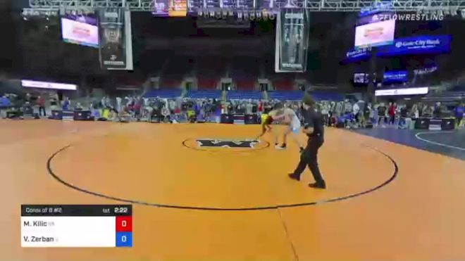152 lbs Consi Of 8 #2 - Michael Kilic, Georgia vs Vincent Zerban, Illinois