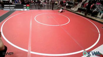 110 lbs Rr Rnd 3 - Abram Corbett, Fort Gibson Youth Wrestling vs Garret Sandy, Gore Pirates Youth Wrestling