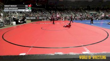 50 lbs Consi Of 8 #2 - Harley Beckley, Team Tulsa Wrestling Club vs Sage Westbrook, Texas Elite