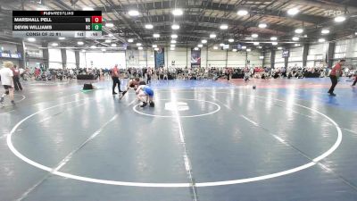 132 lbs Consi Of 32 #1 - Marshall Pell, WA vs Devin Williams, NC