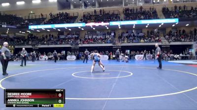 138G Semifinal - ANNIKA JOHNSON, Chugiak High School vs Desiree Moore, North Pole Patriots