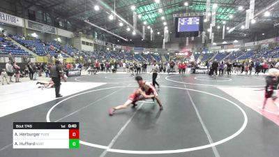 123 lbs Consi Of 4 - Alex Herburger, Pueblo East vs Andrew Hufford, Northglenn WC