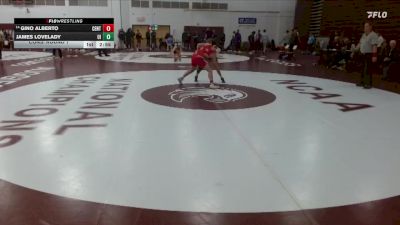 133 lbs Cons. Round 1 - Gino Alberto, Central vs James Lovelady, Upper Iowa