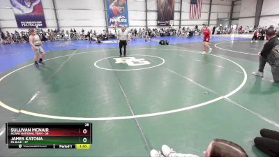 130 lbs Rd# 7- 10:45am Saturday Final Pool - James Katona, PA Blue vs Sullivan McNair, NCWAY National Team