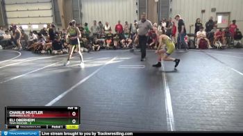 80 lbs Round 2 - Eli Oberheim, Team Missouri vs Charlie Mustler, Warhawks Elite