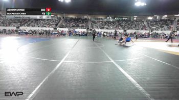 138 lbs Consi Of 8 #2 - Ashton Jones, Choctaw Jh vs Blake Ketcher, Pryor Tigers Wrestling