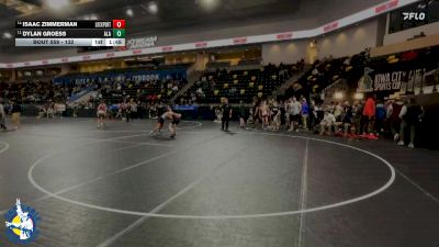132 lbs Cons. Round 2 - Isaac Zimmerman, Lockport (Twp.) vs Dylan Groess, Albert Lea Area