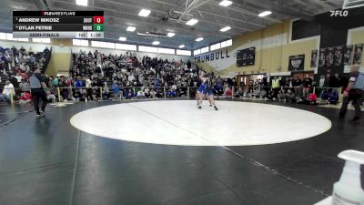 215 lbs Semifinal - Andrew Mikosz, Southington vs Dylan Petrie, West Haven