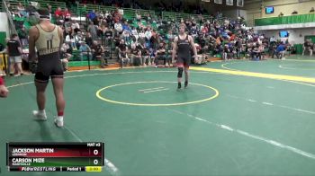 175 lbs Champ. Round 3 - Jackson Martin, Lebanon vs Carson Mize, Marysville