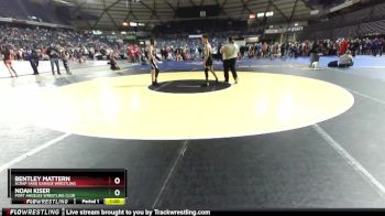 110 lbs Cons. Round 5 - Noah Kiser, Port Angeles Wrestling Club vs Bentley Mattern, Scrap Yard Garage Wrestling