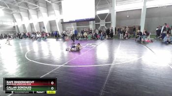 48 lbs Quarterfinal - Rafe Rinderknecht, Bear River Wrestling Club vs Callan Gonzales, Champions Wrestling Club