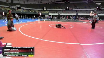 National 3-5 60 Cons. Semi - Cameron Boothe, Poquoson Athletic Association vs Parker Scruggs, Guerrilla Wrestling (GWA)