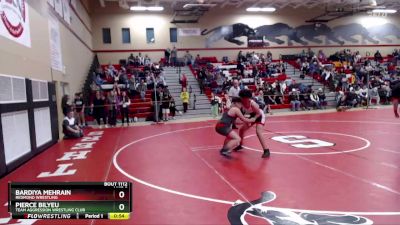 155 lbs Cons. Round 1 - Pierce Bilyeu, Team Aggression Wrestling Club vs Bardiya Mehrain, Redmond Wrestling