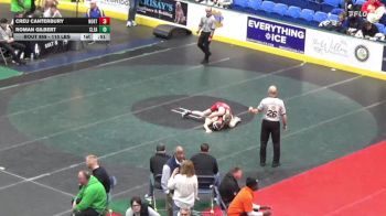 110 lbs Consi Of 16 #1 - Creu Canterbury, Northern York vs Roman Gilbert, Clearfield