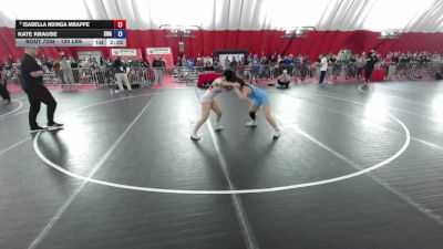 120 lbs 5th Place Match - Isabella Ndinga Mbappe vs Kate Krause, Sebolt Wrestling Academy