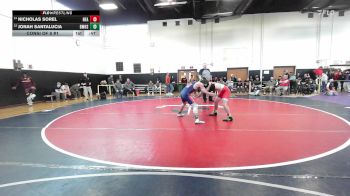 157 lbs Consi Of 8 #1 - Nicholas Sorel, Norwich Free Academy vs Jonah SantaLucia, Brien McMahon