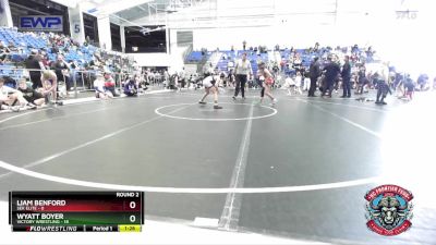 84 lbs Round 2 (4 Team) - Liam Benford, SEK Elite vs Wyatt Boyer, Victory Wrestling