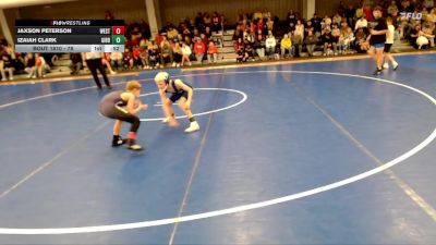 78 lbs Round 1 - Jaxson Peterson, Westridge vs Izaiah Clark, Gibbon