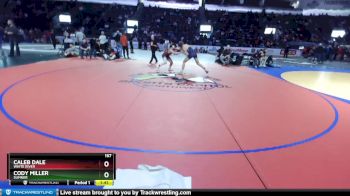 157 lbs Quarterfinal - Cody Miller, Sumner vs Caleb Dale, White River