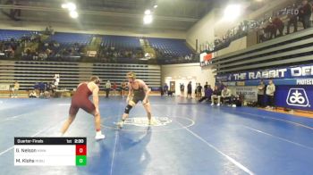 197 lbs Quarterfinal - Gavin Nelson, Minnesota vs Macray Klohs, North Dakota State