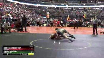 152 lbs Quarterfinal - Orrin Jackson, Platte Valley vs Josh Brockschmidt, Gunnison