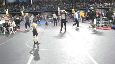 45 lbs Round Of 16 - Salvatore Anello, Ruthless vs Hunter Mongan, Clearview