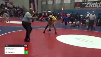 114 lbs Semifinal - Koda Holeman, Clovis vs Leo Macias, Kingsburg