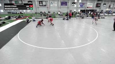 16U Boys - 175 lbs Champ. Round 1 - Braden Strain, Lost City Wrestling Club vs Brandon Bethea, Alabama Takedown Academy