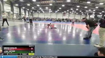 72 lbs Round 3 - Lyric Hetzer, Team Ohio vs Bronx Hanlon, No Escape WA